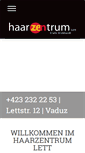 Mobile Screenshot of haarzentrum.li